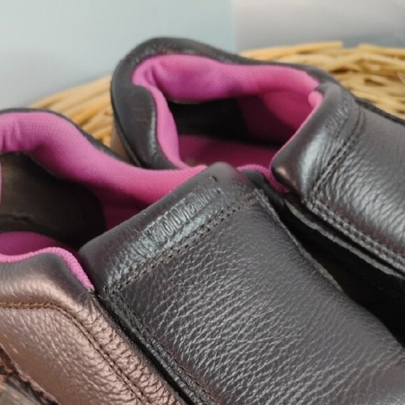 Wolverine Women's Bailey Steel Toe Slip-On 100% Full Grain Leather Safety Shoes - Picture 5 of 14